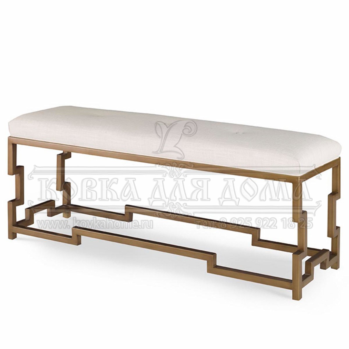 Банкетка длинная мягкая в стиле лофт